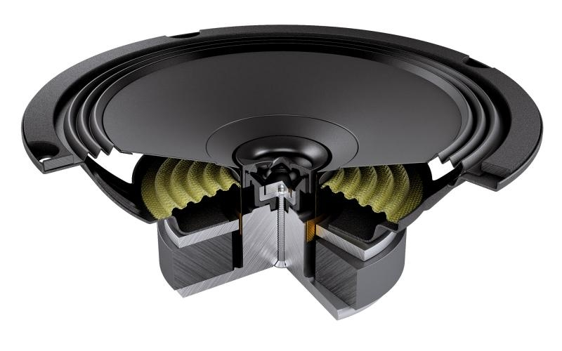 AUDISON APX 6.5 16,5cm 2-Wege System Koaxial-Lautsprecher Active