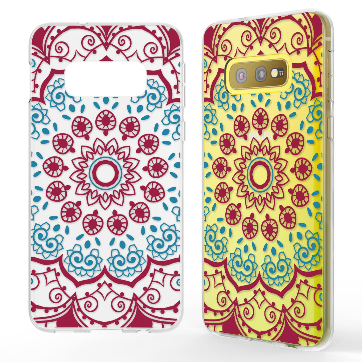 Mehrfarbig Samsung, Motiv Backcover, Hülle, Galaxy NALIA S10e, Silikon