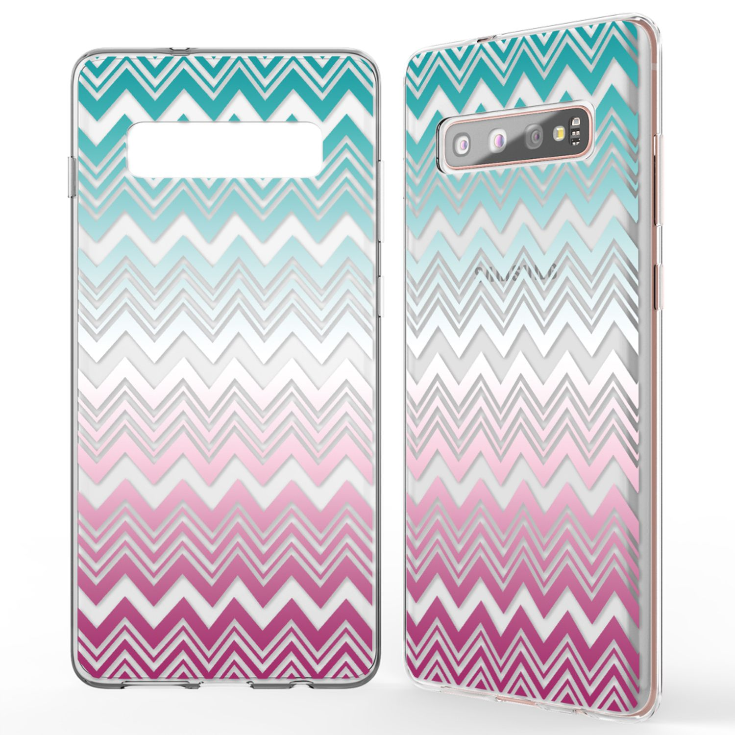 S10 Hülle, Silikon NALIA Mehrfarbig Plus, Samsung, Galaxy Motiv Backcover,