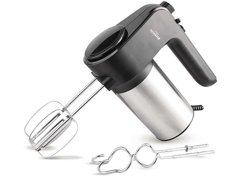 SCHÄFER Rührgerät Handmixer Schwarz (400 Watt, 6 l) SATURN