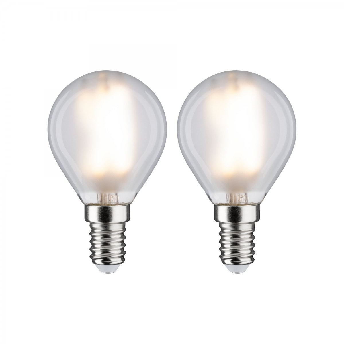 LED Tropfen Watt PAULMANN E14 2er Leuchtmittel lm Warmweiß 4,5 470 LICHT Fil