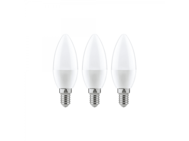 PAULMANN LICHT LED 3er-Pack Kerze Leuchtmittel E14 Warmweiß 3,5 Watt 250 lm