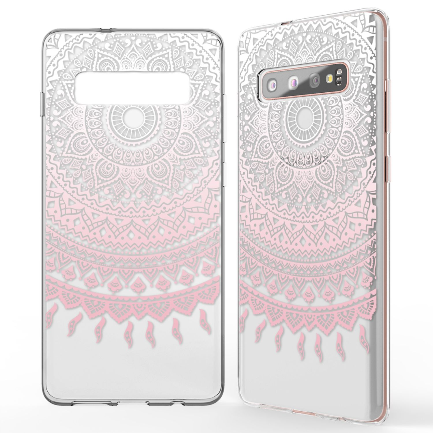 NALIA Motiv Silikon Plus, S10 Hülle, Samsung, Mehrfarbig Backcover, Galaxy