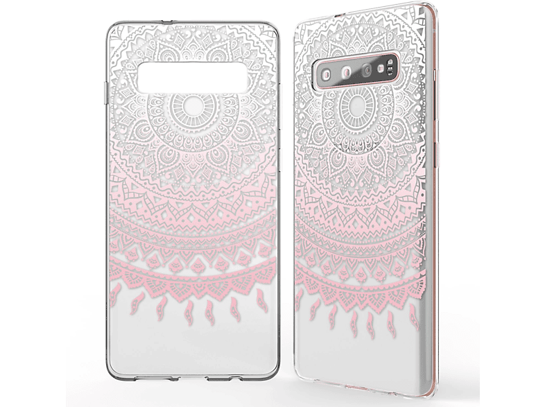 NALIA Galaxy Hülle, Plus, S10 Motiv Silikon Mehrfarbig Samsung, Backcover,