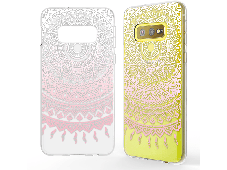 NALIA Motiv Silikon Hülle, Backcover, Galaxy S10e, Mehrfarbig Samsung