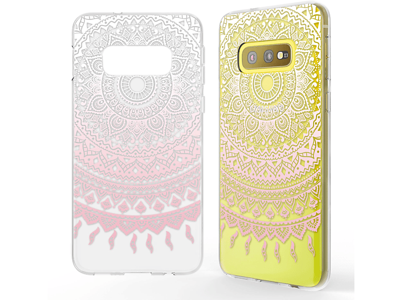 Motiv Galaxy Hülle, Samsung, S10e, Silikon NALIA Mehrfarbig Backcover,