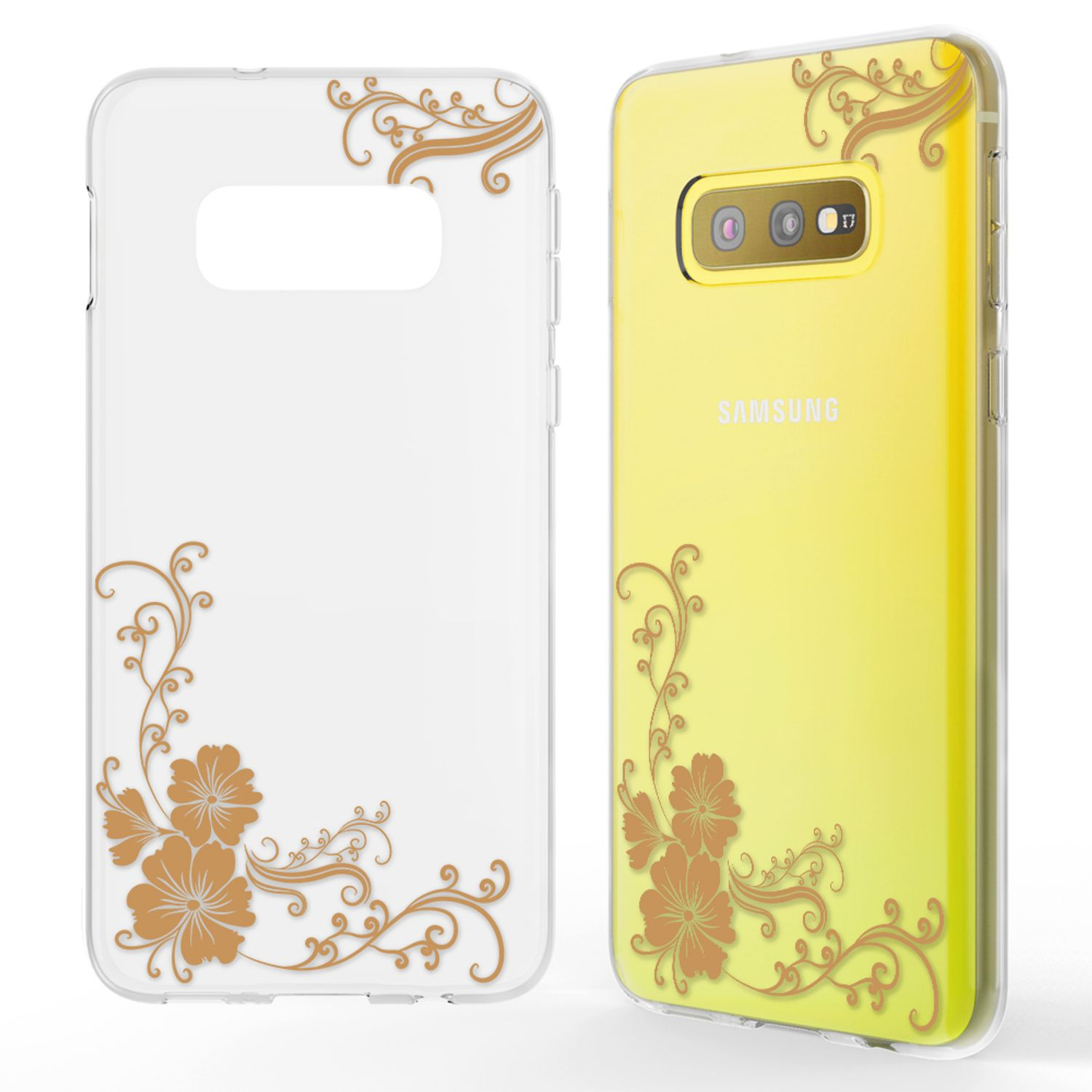 Silikon Hülle, Galaxy Motiv Mehrfarbig S10e, NALIA Samsung, Backcover,