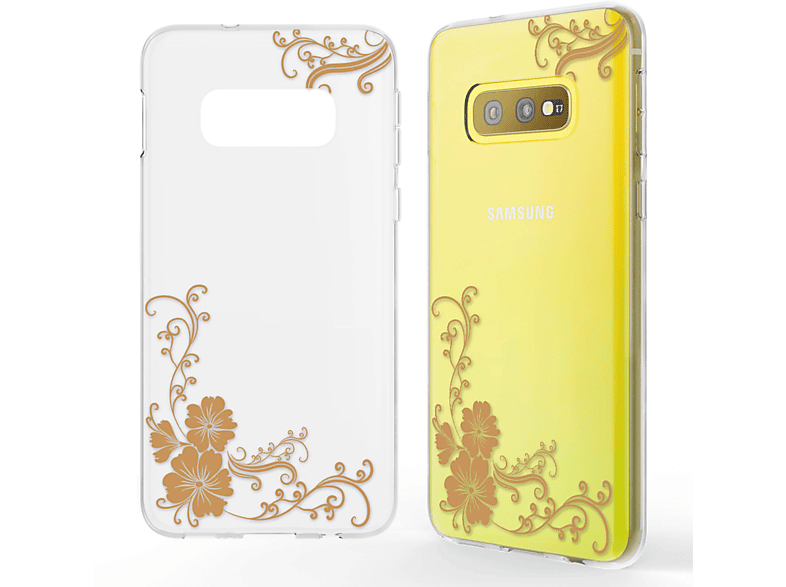 Silikon Hülle, Galaxy Motiv Mehrfarbig S10e, NALIA Samsung, Backcover,