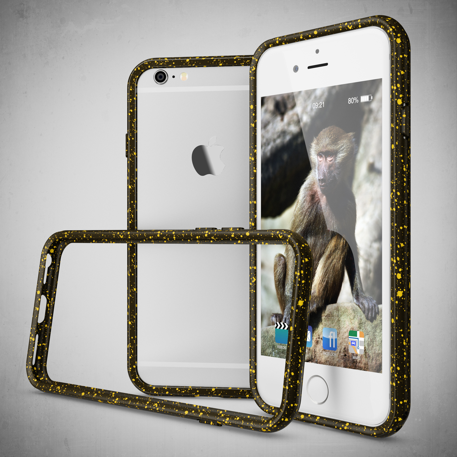 Backcover, Hülle, NALIA iPhone 6s, Apple, Gold 6 iPhone