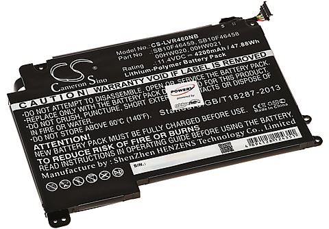 Batería - POWERY Batería compatible con Lenovo modelo 00HW020