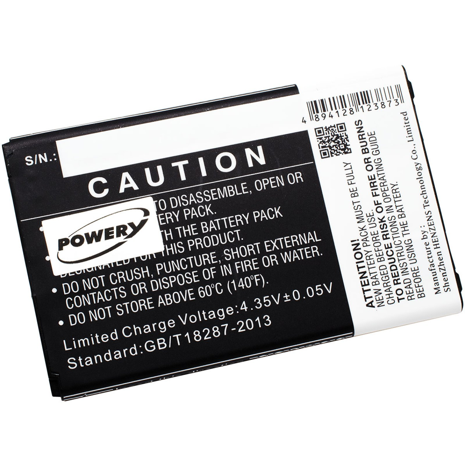 3.8 POWERY Volt, K430dsY für Akku, LG Akku 2300mAh Li-Ion