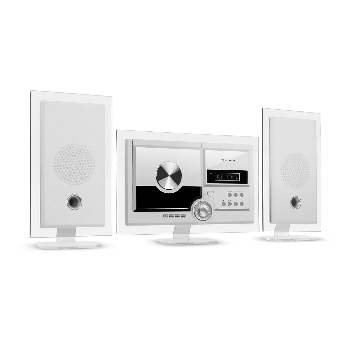 AUNA Stereo Sonic DAB+ (Weiß) Stereoanlage