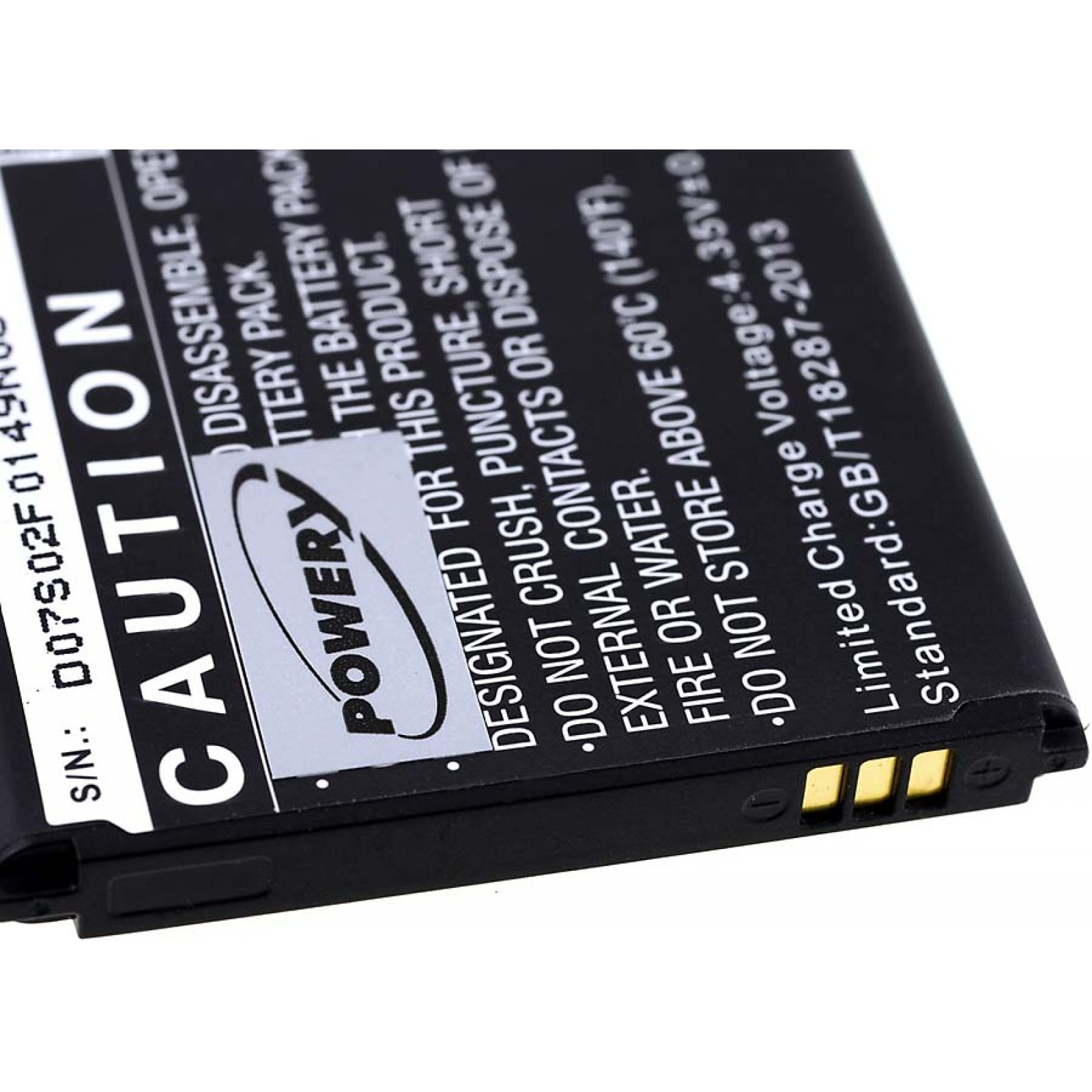 3.8 Samsung Li-Ion 2000mAh für Volt, SM-G355 POWERY Akku Akku,