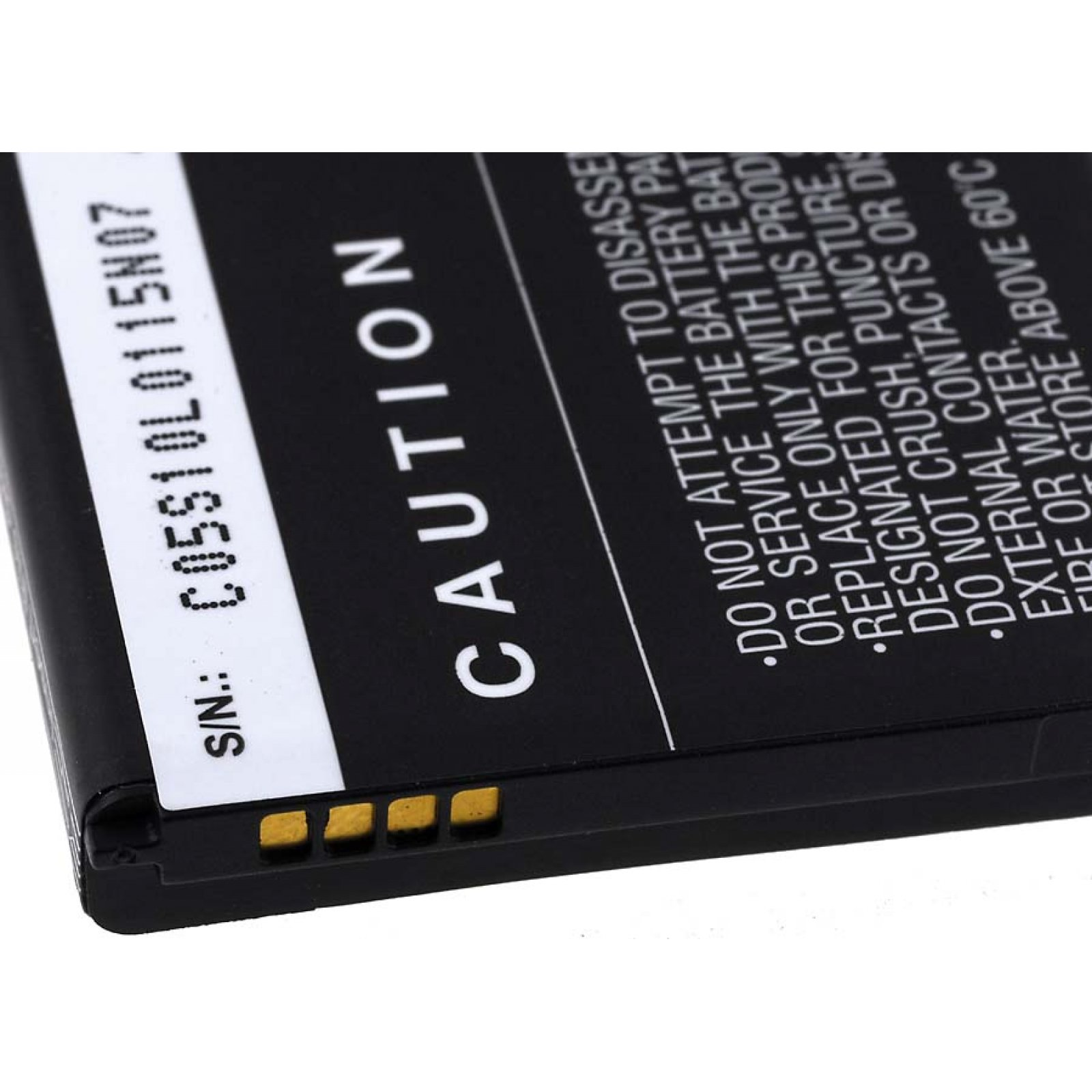 Volt, Samsung 3800mAh Li-Ion POWERY für 3.8 Akku, Akku GT-i9190