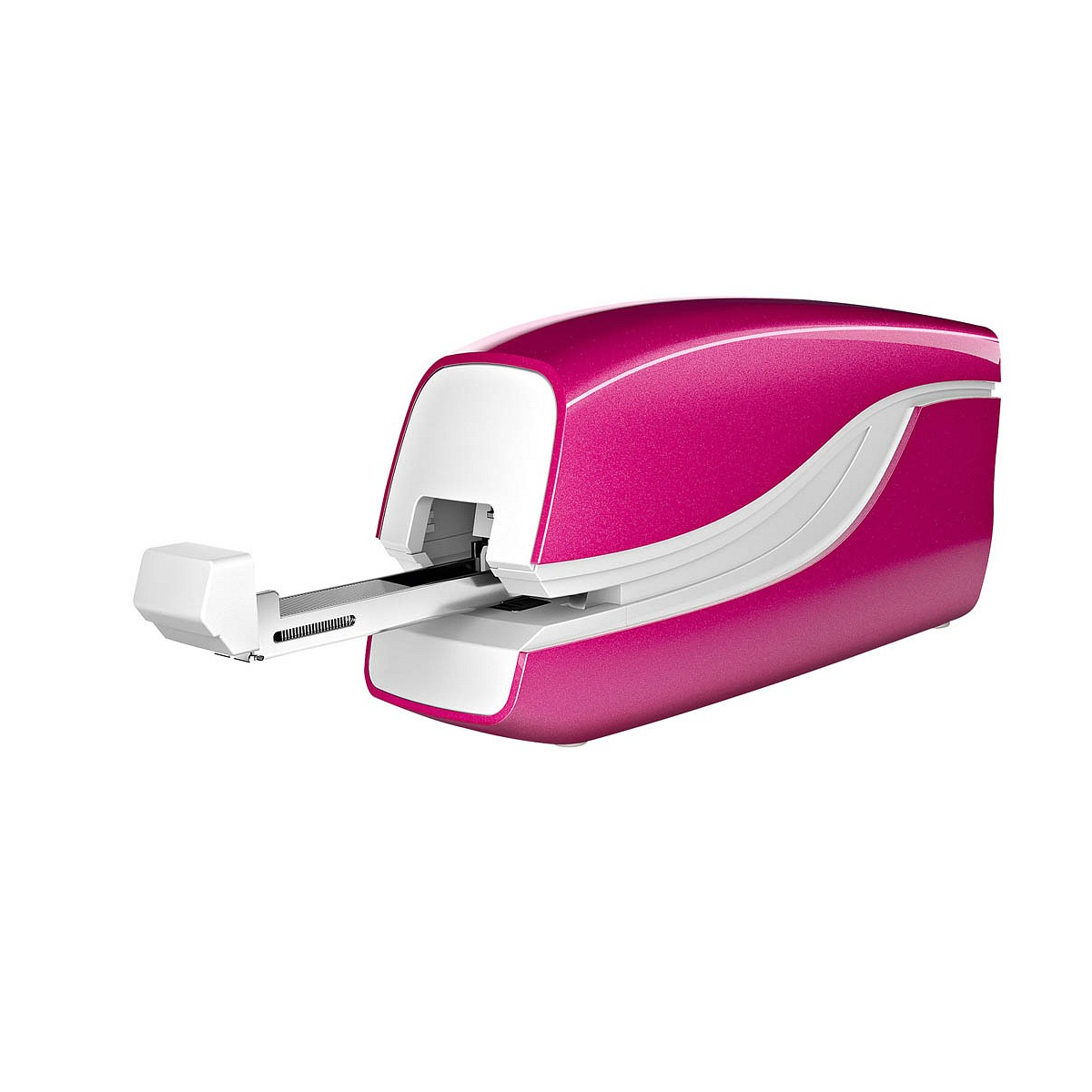 LEITZ Electric Stapler WOW Elektrohefter, Pink