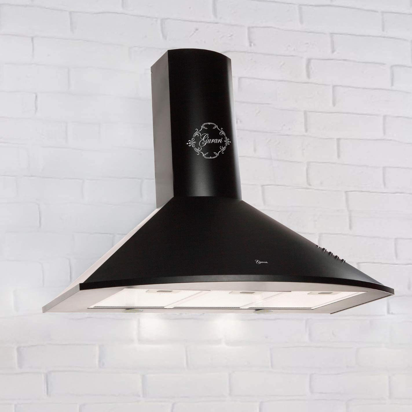 Hotte de plafond - Gurari - GCH C 332 - 90 cm - Acier inoxydable - 1000