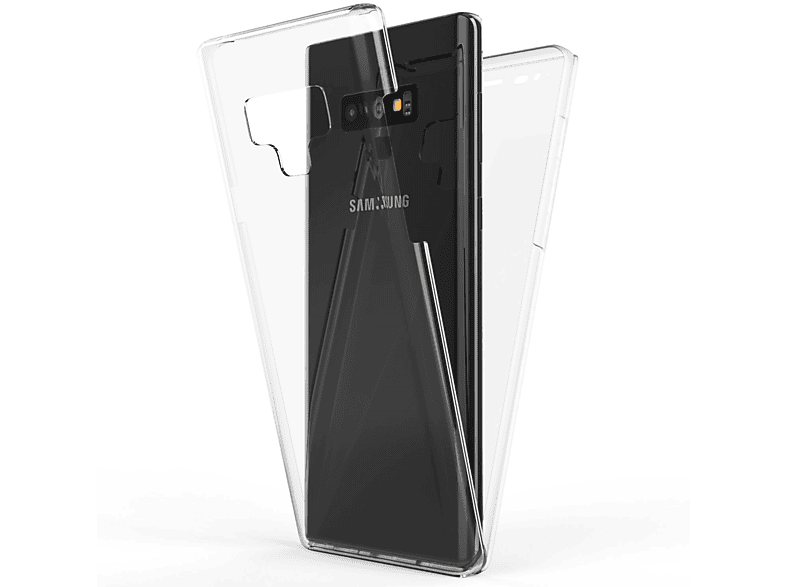 NALIA Klare 360 Grad Backcover, Hülle, Transparent 9, Samsung, Galaxy Note
