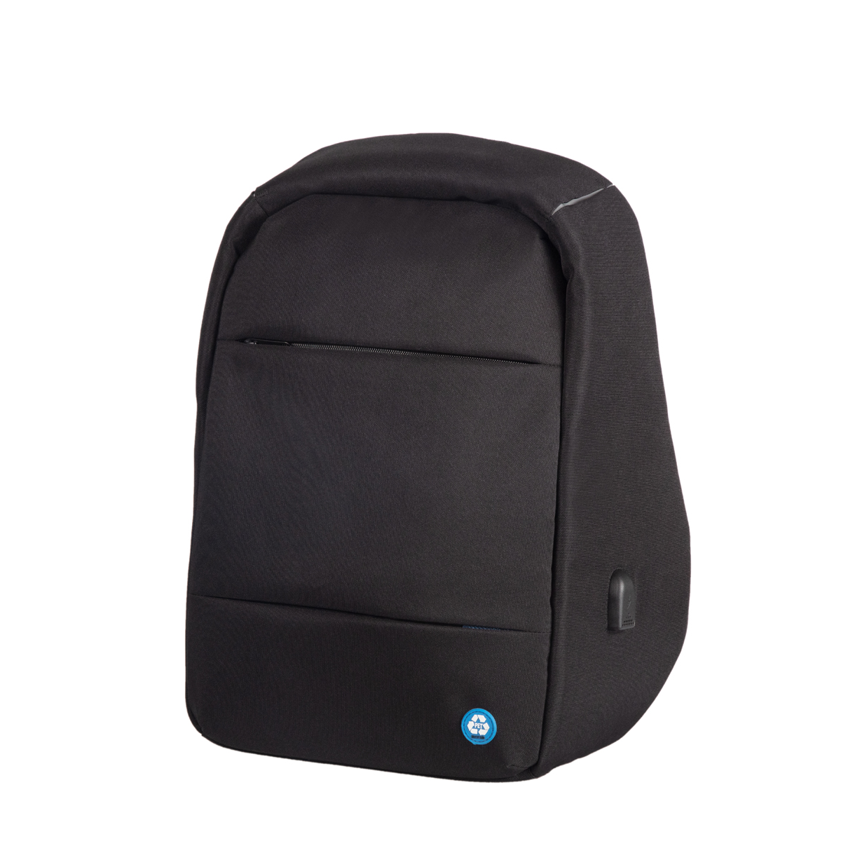 Notebookrucksack LIGHTPAK recyceltes Backpack schwarz PET, Rucksack für RPET Universal
