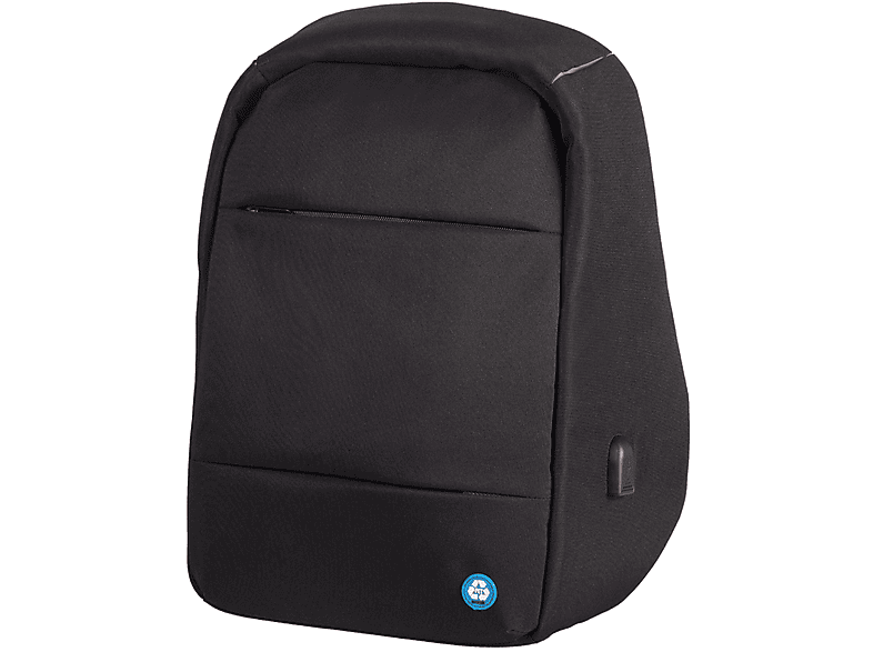 LIGHTPAK Backpack PET, recyceltes Notebookrucksack Universal Rucksack RPET schwarz für