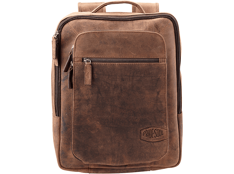 PRIDE & SOUL Leather Backpack JESTER Braun, 47199
