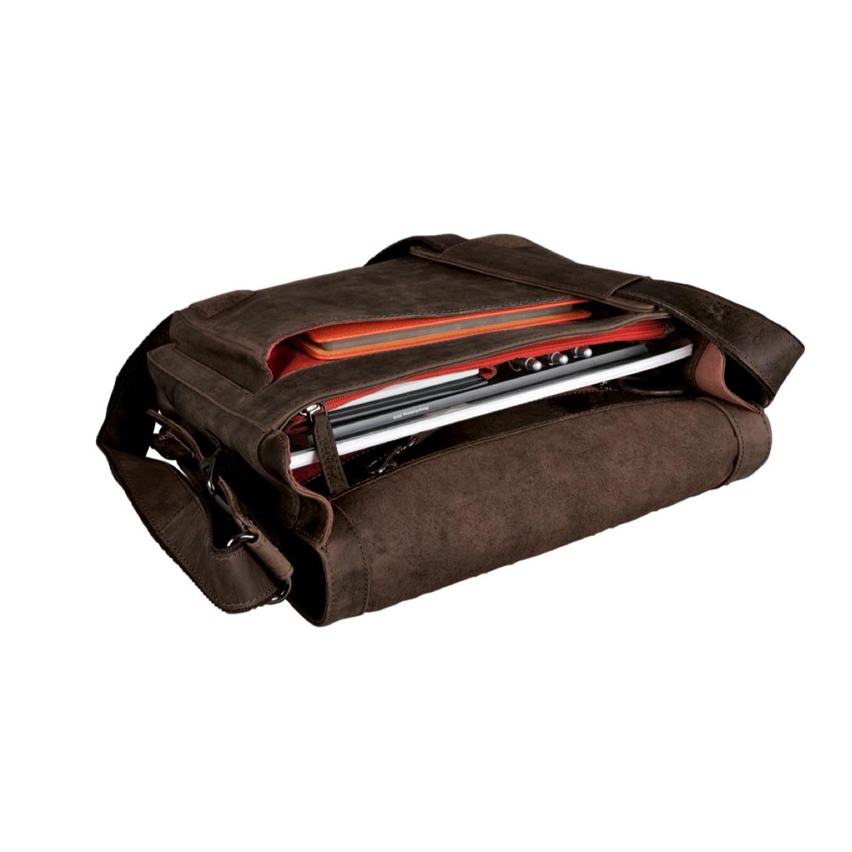 PRIDE & SOUL Leather Shoulder Bag matt für Umhängetasche Hersteller BEN Umhängetasche Diverse braun, Echtleder