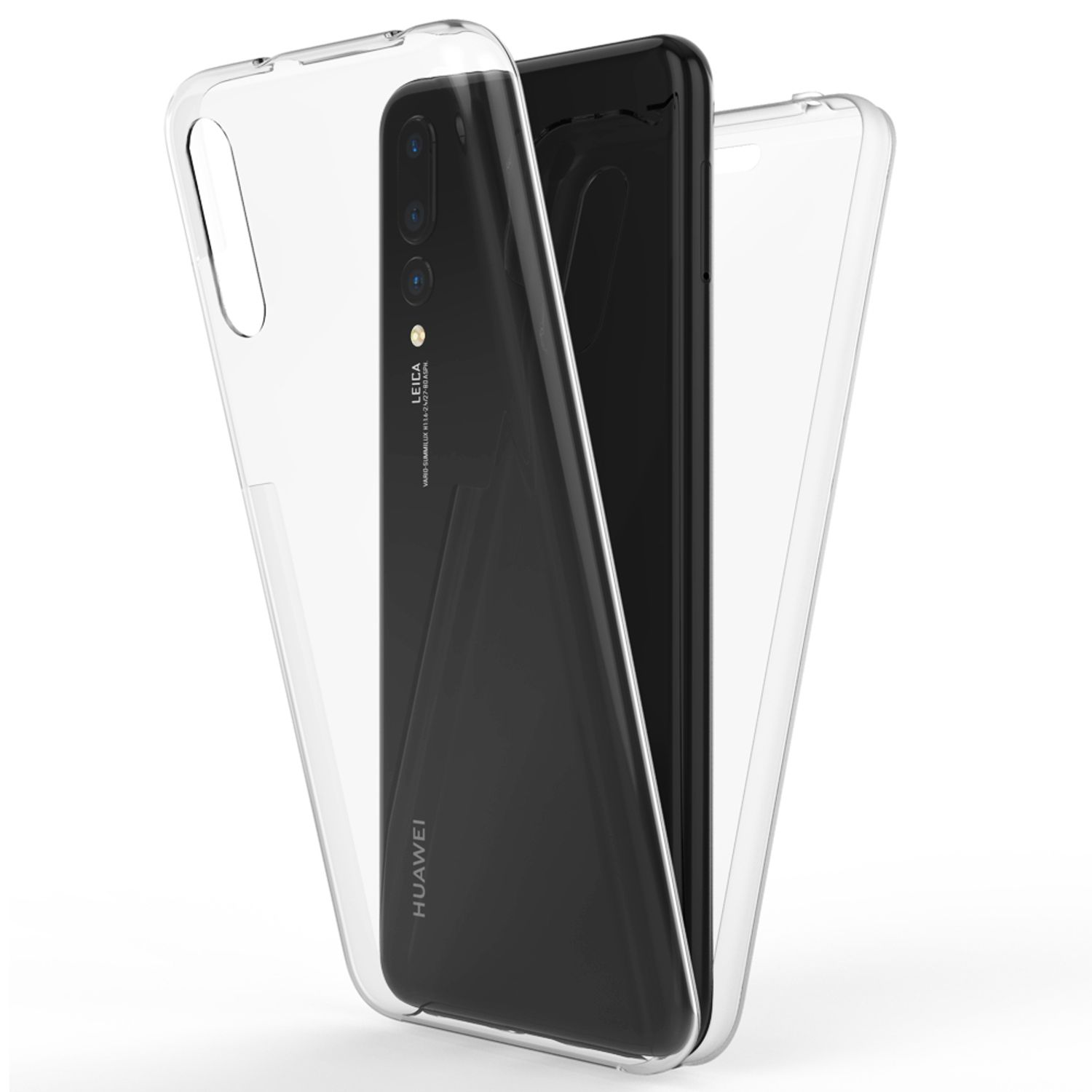 NALIA Klare Huawei, Backcover, Transparent P20 Pro, 360 Grad Hülle