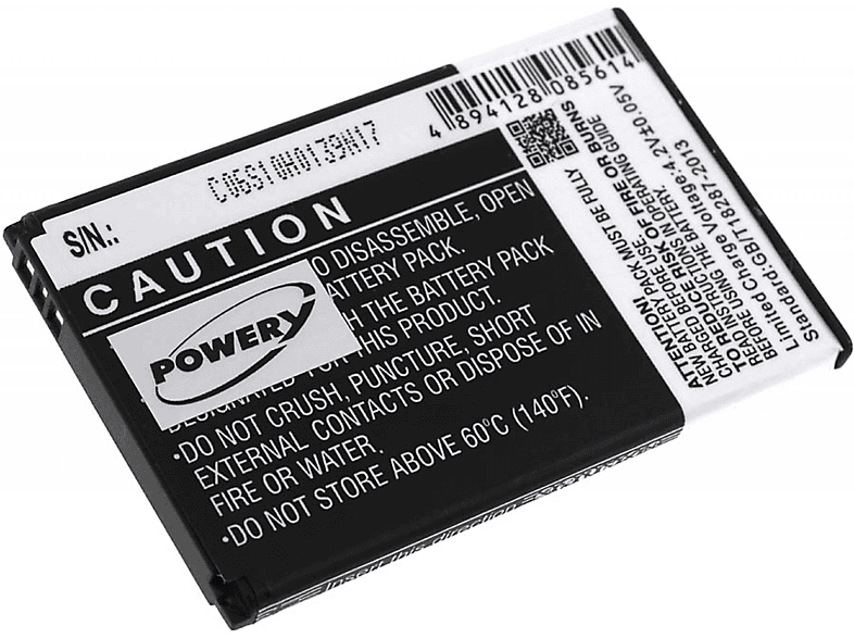 POWERY Akku für Huawei E5-0315 Li-Ion Akku, 3.7 Volt, 1500mAh