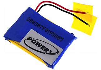 POWERY Akku für Fiio E3 Li-Polymer Akku, 3.7 Volt, 190mAh