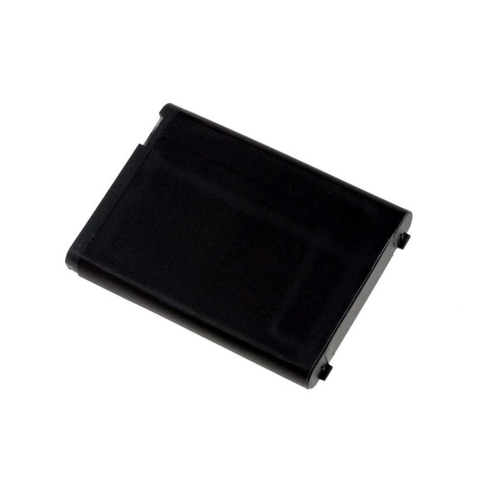 Batería rectangular negra. Simple, sólida y llana.