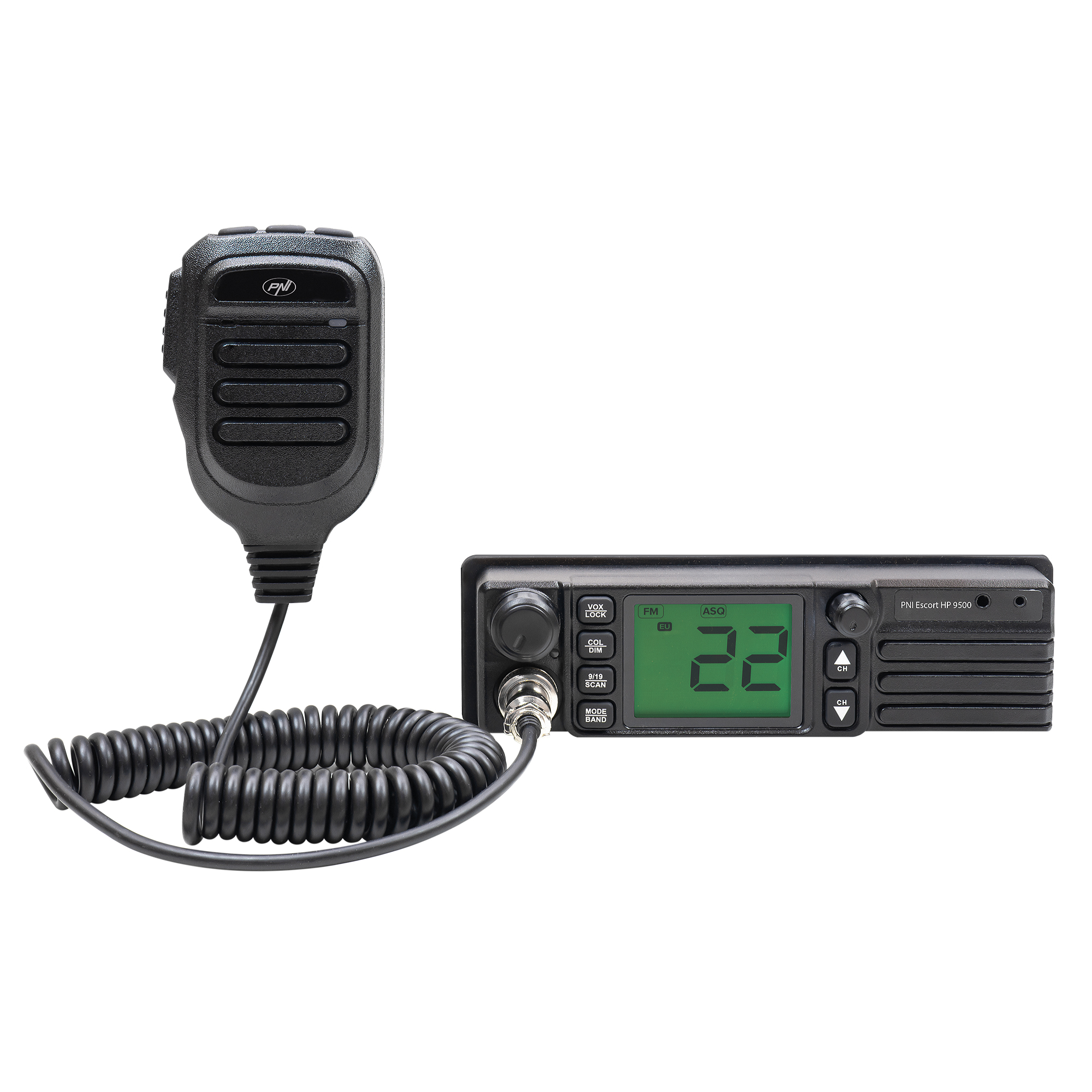 PNI FM, Bluetooth, Radio, HP AM, Black Escort CB-Funkgerät 9500