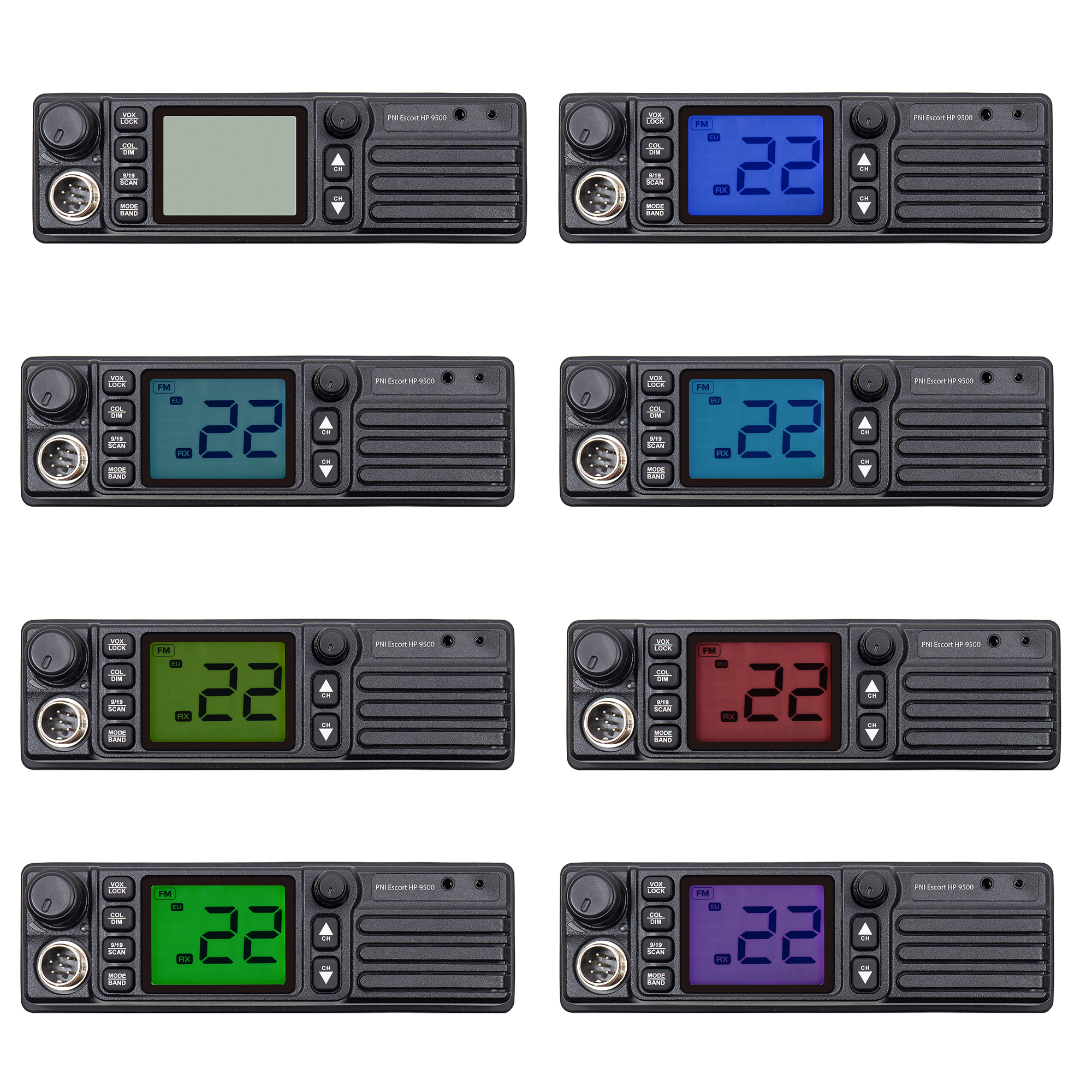 PNI FM, Bluetooth, Radio, HP AM, Black Escort CB-Funkgerät 9500