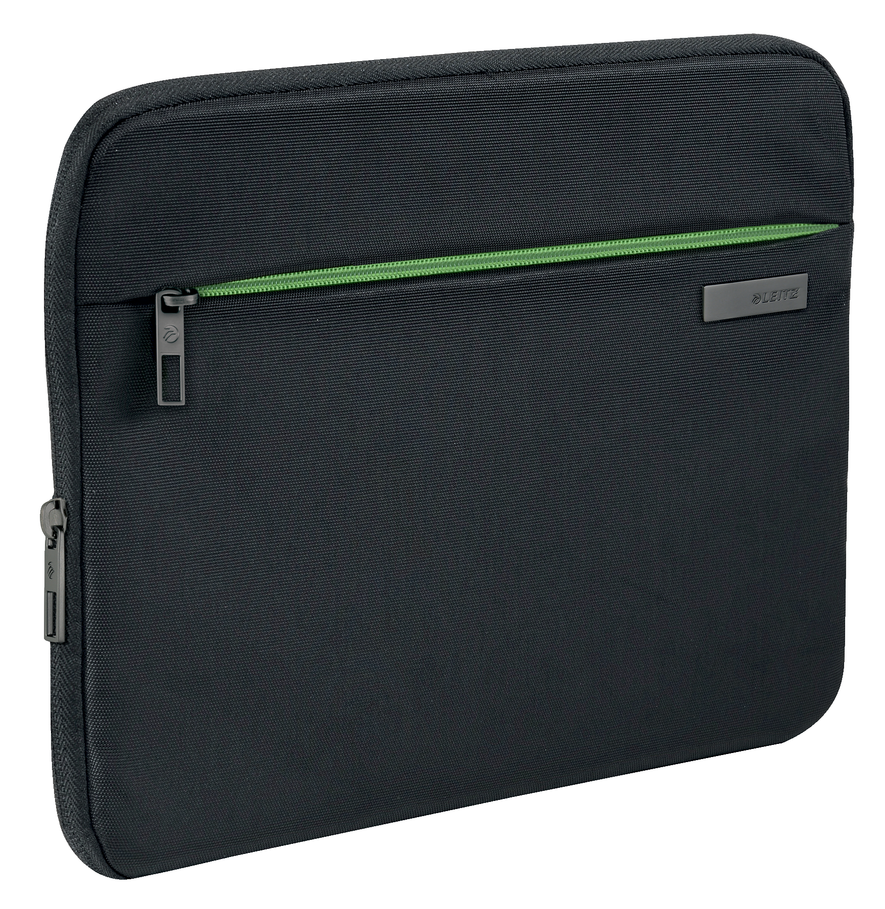 LEITZ Complete Sleeve Universal Power schwarz Polyester gläzend für Fleece, / Tablettasche
