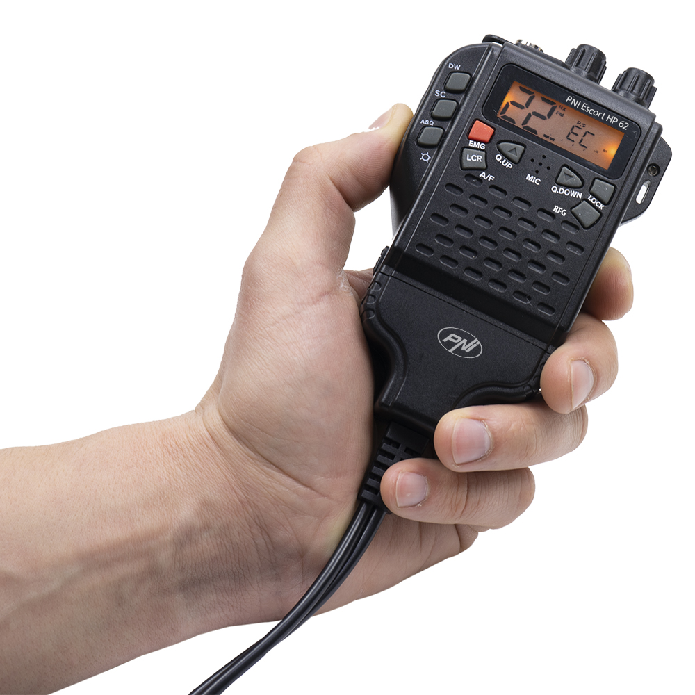 PNI CB-Handfunkgerät Extra Bluetooth, Escort HP FM, Magnet Radio, mit 48 und Black AM, 62