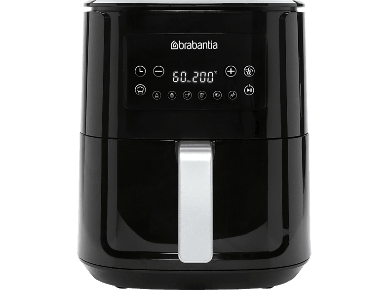 BRABANTIA BBEK1131 Heißluftfritteuse Schwarz Watt 1700