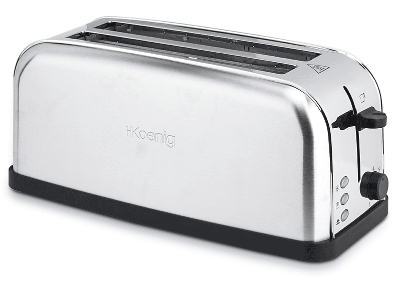 H.KOENIG TOS28 Toaster Stahl (1500 Watt, Schlitze 2) Saturn