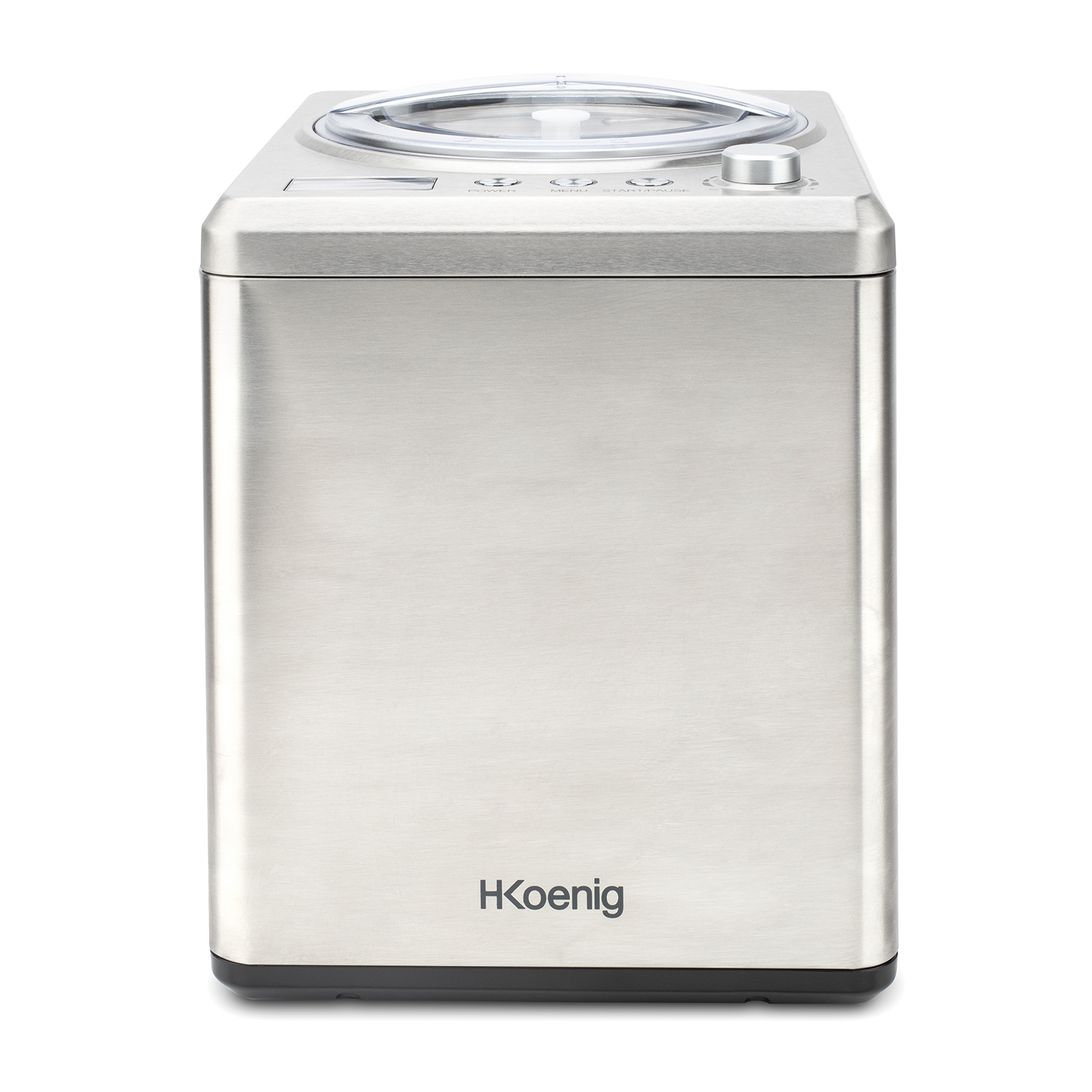 H.KOENIG W Eis, 2 / HF340 Silber) H.Koenig Watt, 180 Eismaschine Sorbet Joghurt, professionelle Kühlfunktion (180 Frozen / L Eiscrememaschine / /