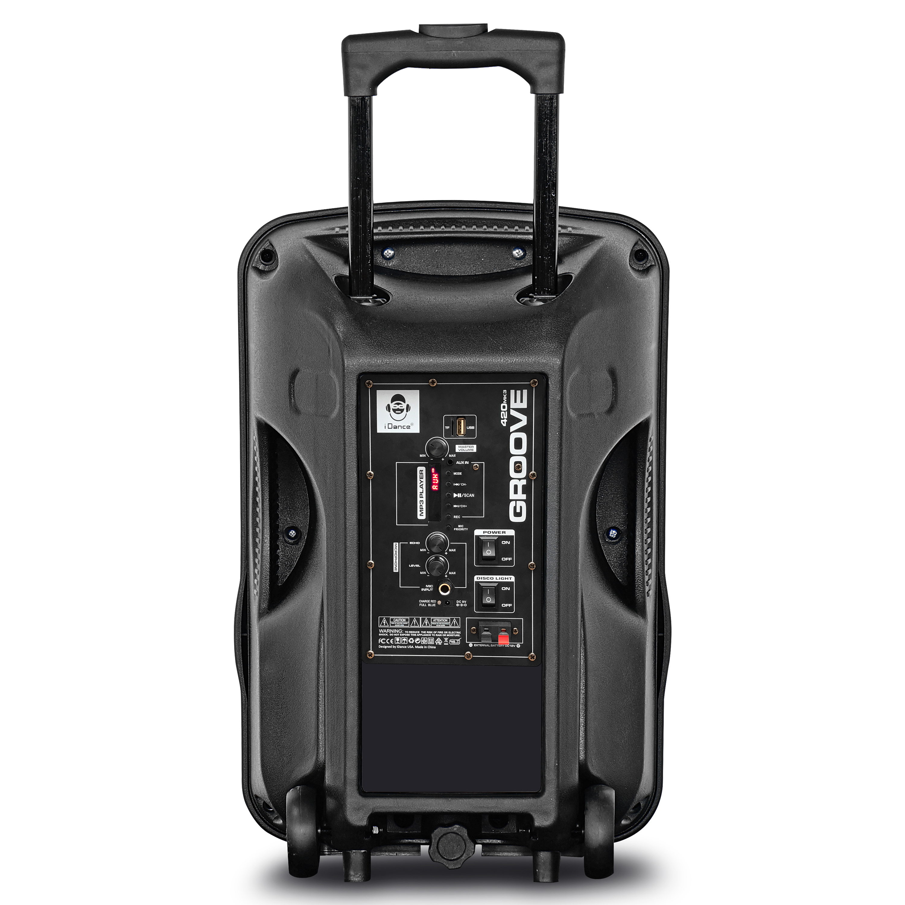 IDANCE Groove-420DJ Party Lautsprecher Wireless Black Subwoofer