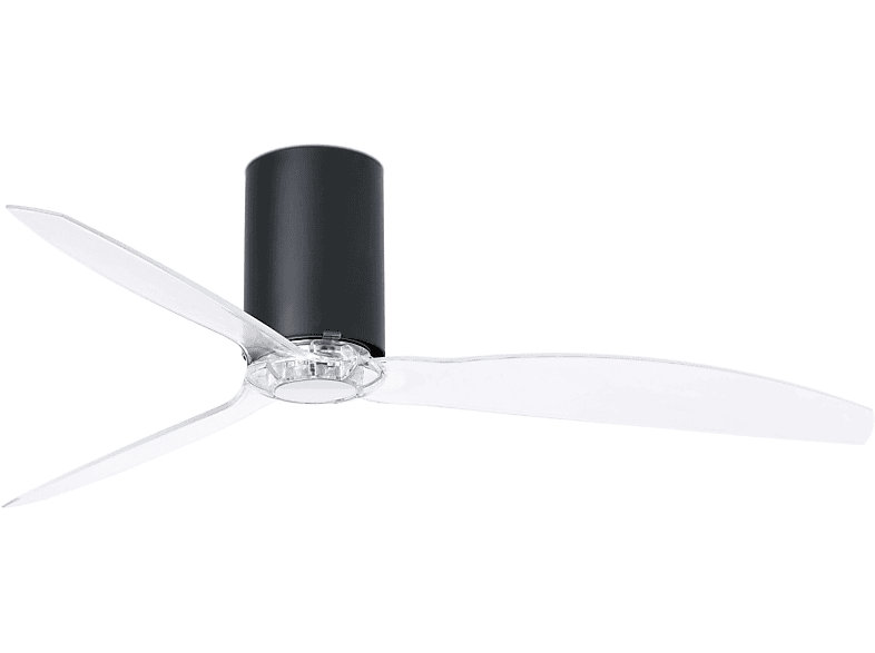 FARO Mini Tube Deckenventilator Transparent (32 Watt) | Decken- und Wandventilatoren