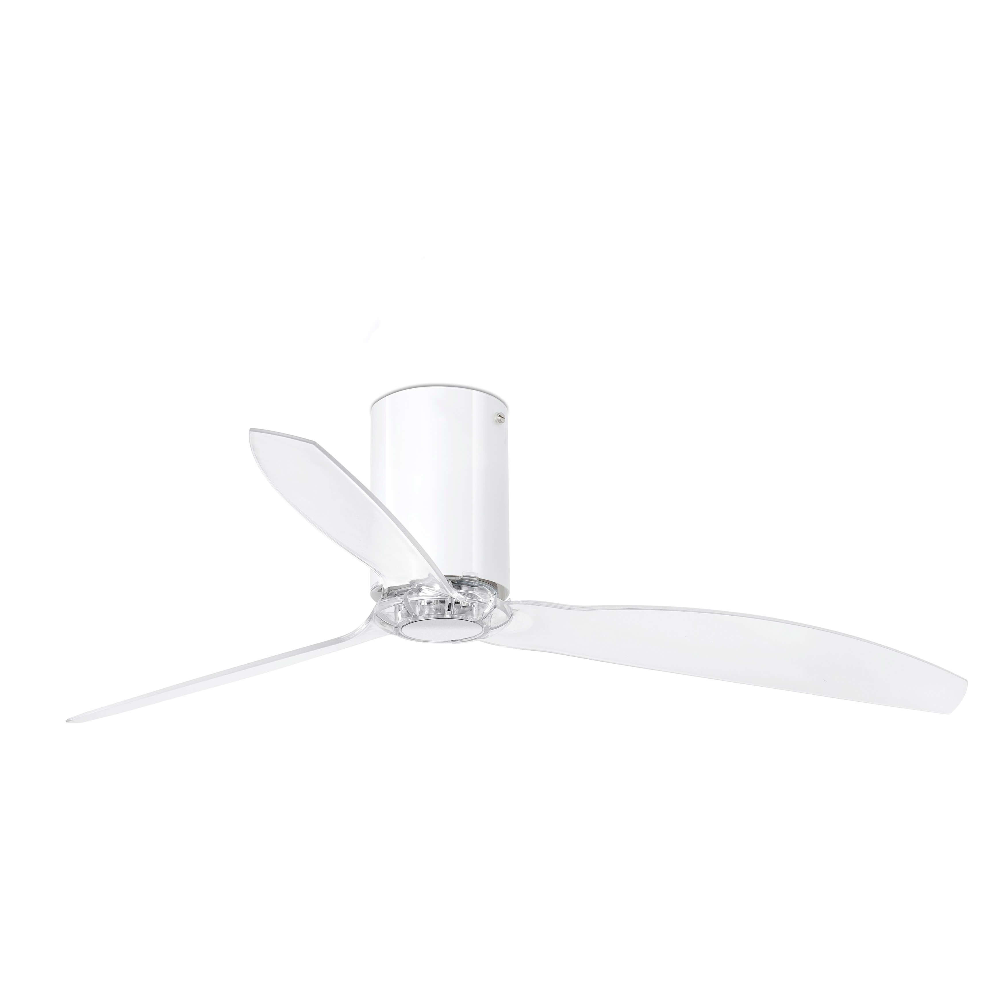 FARO Mini Tube Deckenventilator Transparent (32 Watt)