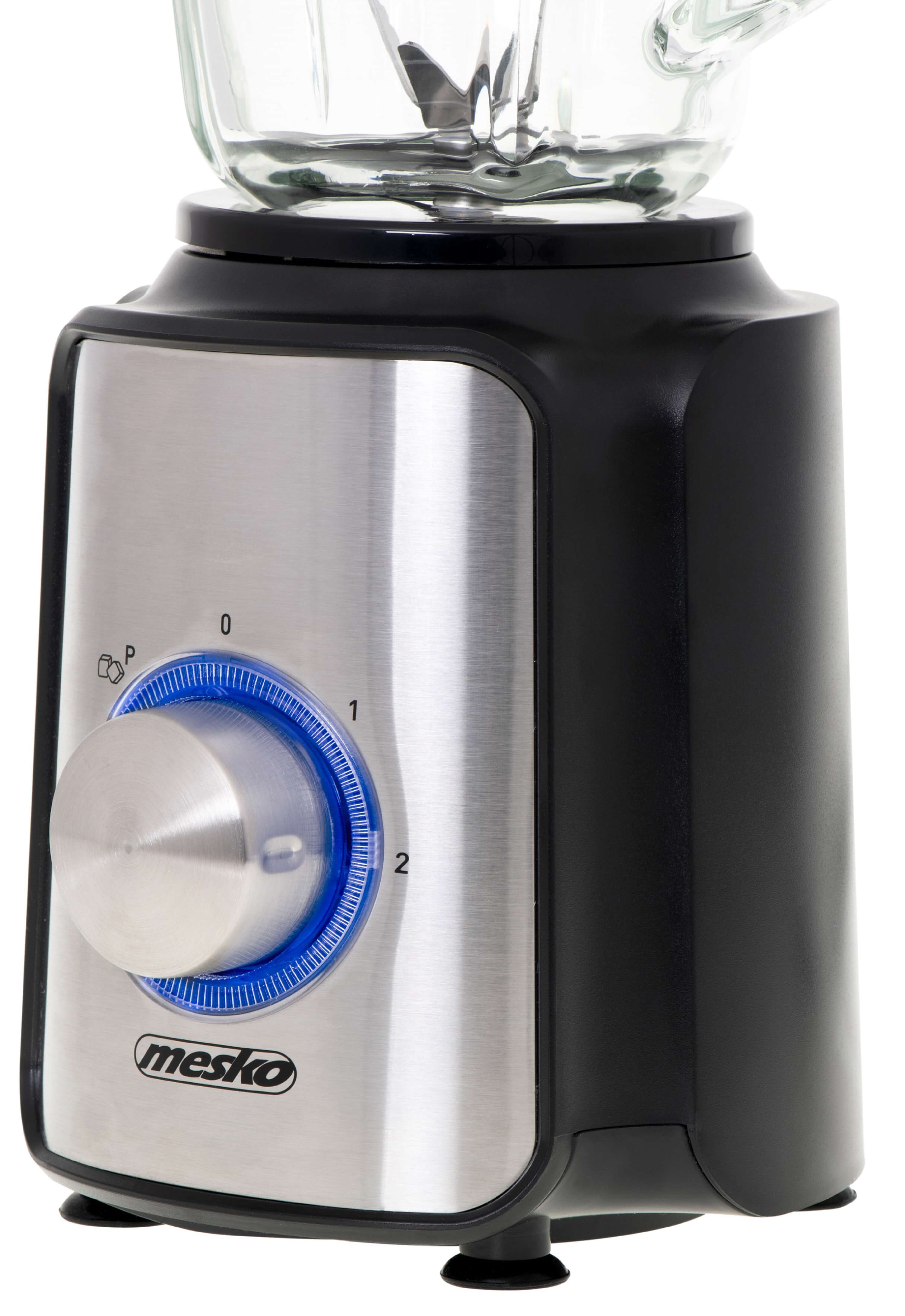 Maker (1200 Standmixer MS-4080 l) Watt, Smoothie Mixer MESKO 1.5 Edelstahl/Schwarz