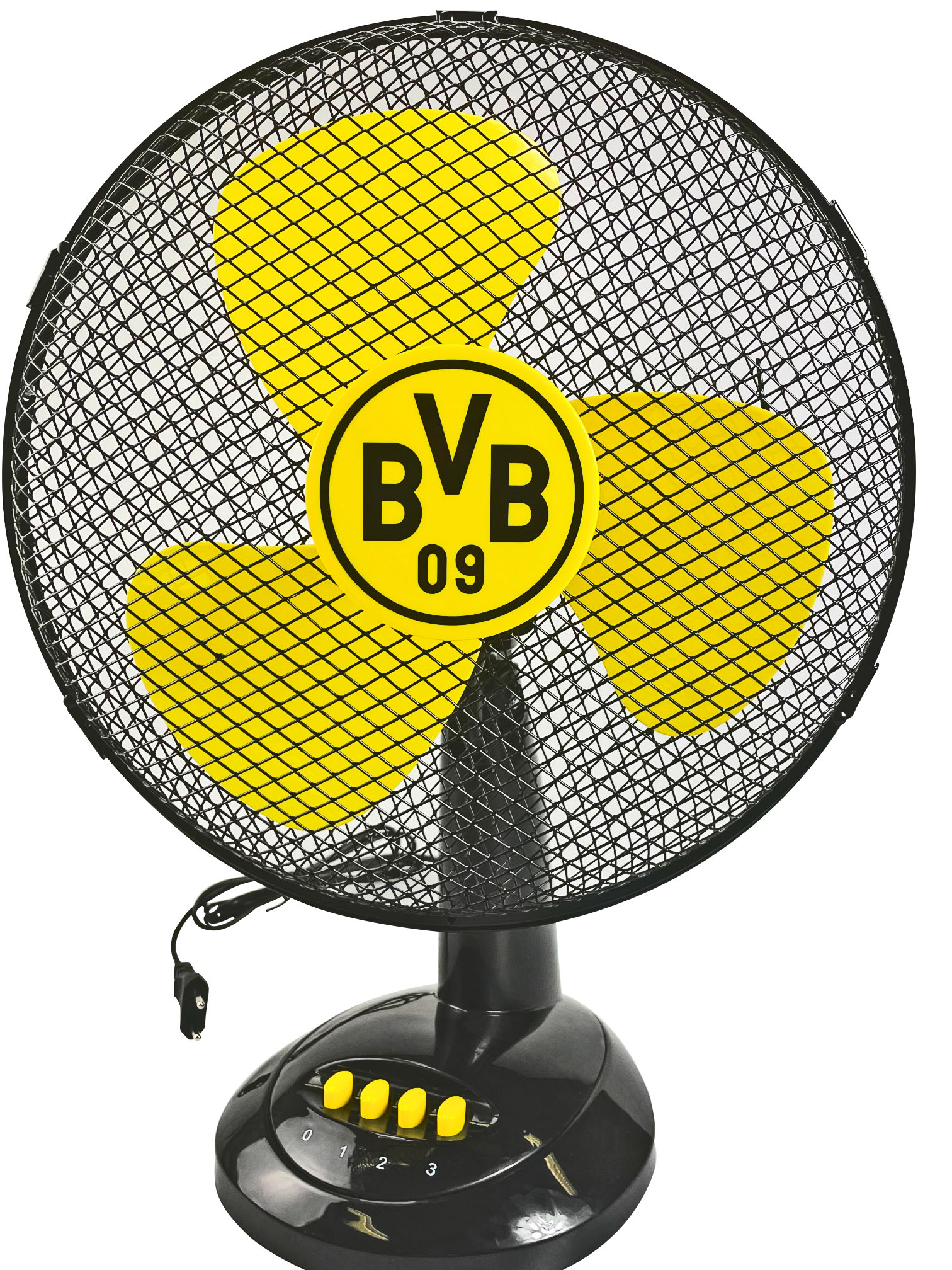 DORTMUND BORUSSIA (40 Schwarz/Gelb Tischventilator Ventilator Watt) BVB