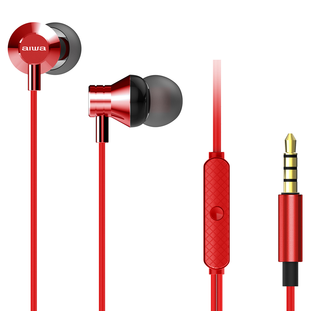 AIWA ESTM-50RD Kablolu Kulak İçi Kulaklık Kırmızı