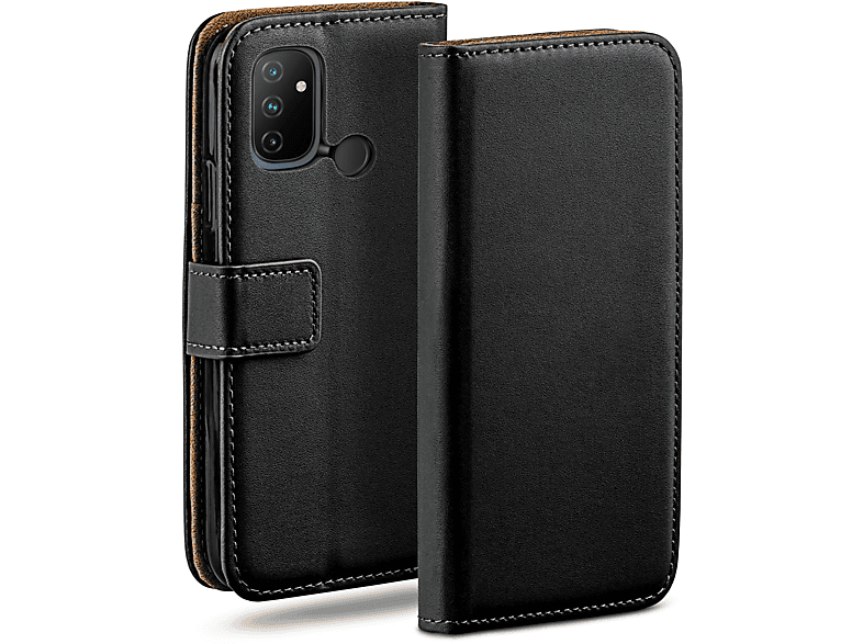 MOEX Book Case, Bookcover, OnePlus, Nord N100, Deep-Black | Bookcover