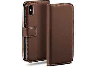 MOEX Book Case, Bookcover, Apple, iPhone X / iPhone XS, Oxide-Brown