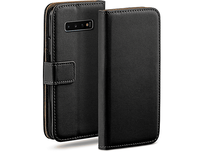 MOEX Book Case, Bookcover, Samsung, Galaxy S10, Deep-Black