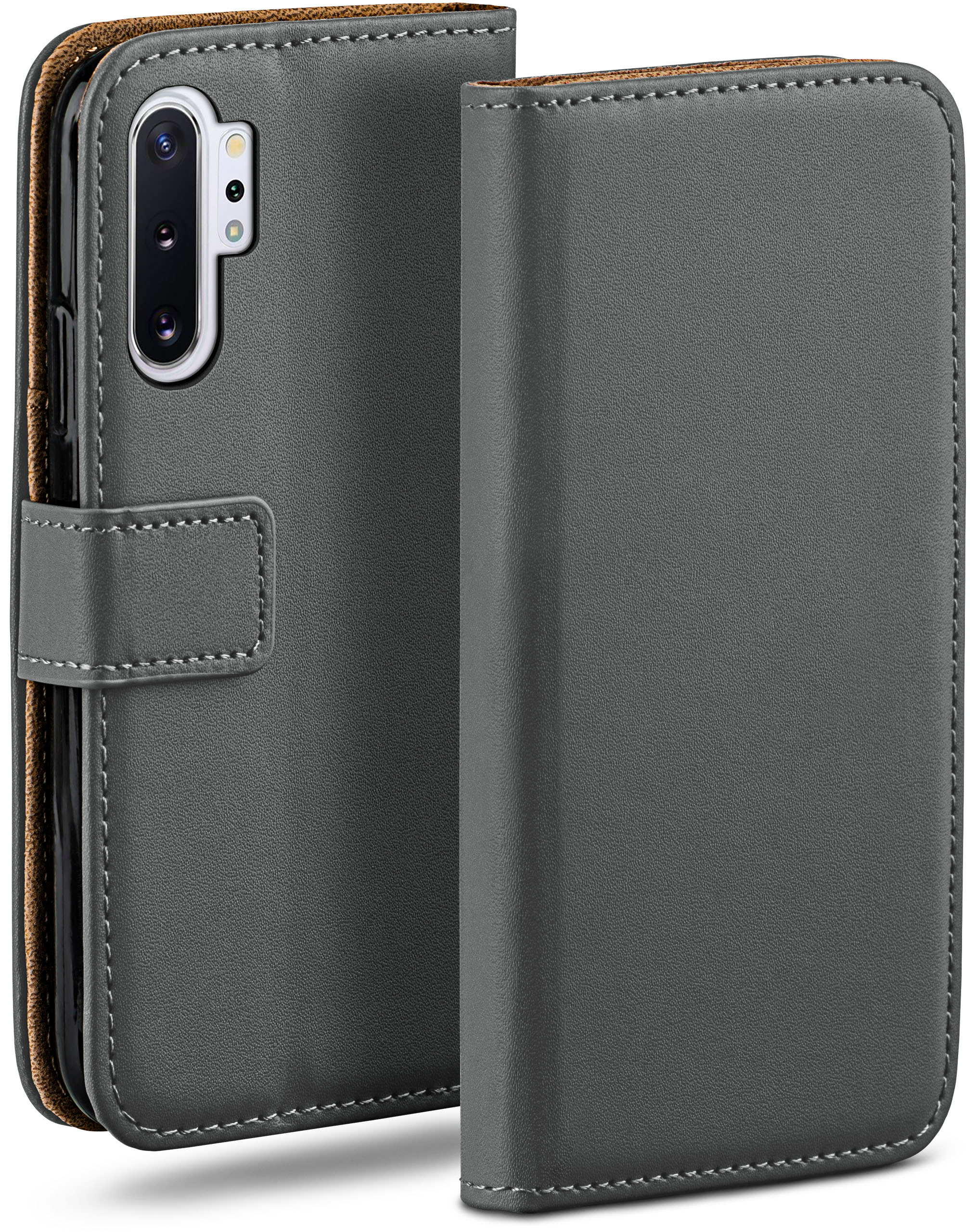 MOEX Book Case, Bookcover, Samsung, Anthracite-Gray (4G/5G), Plus Note10