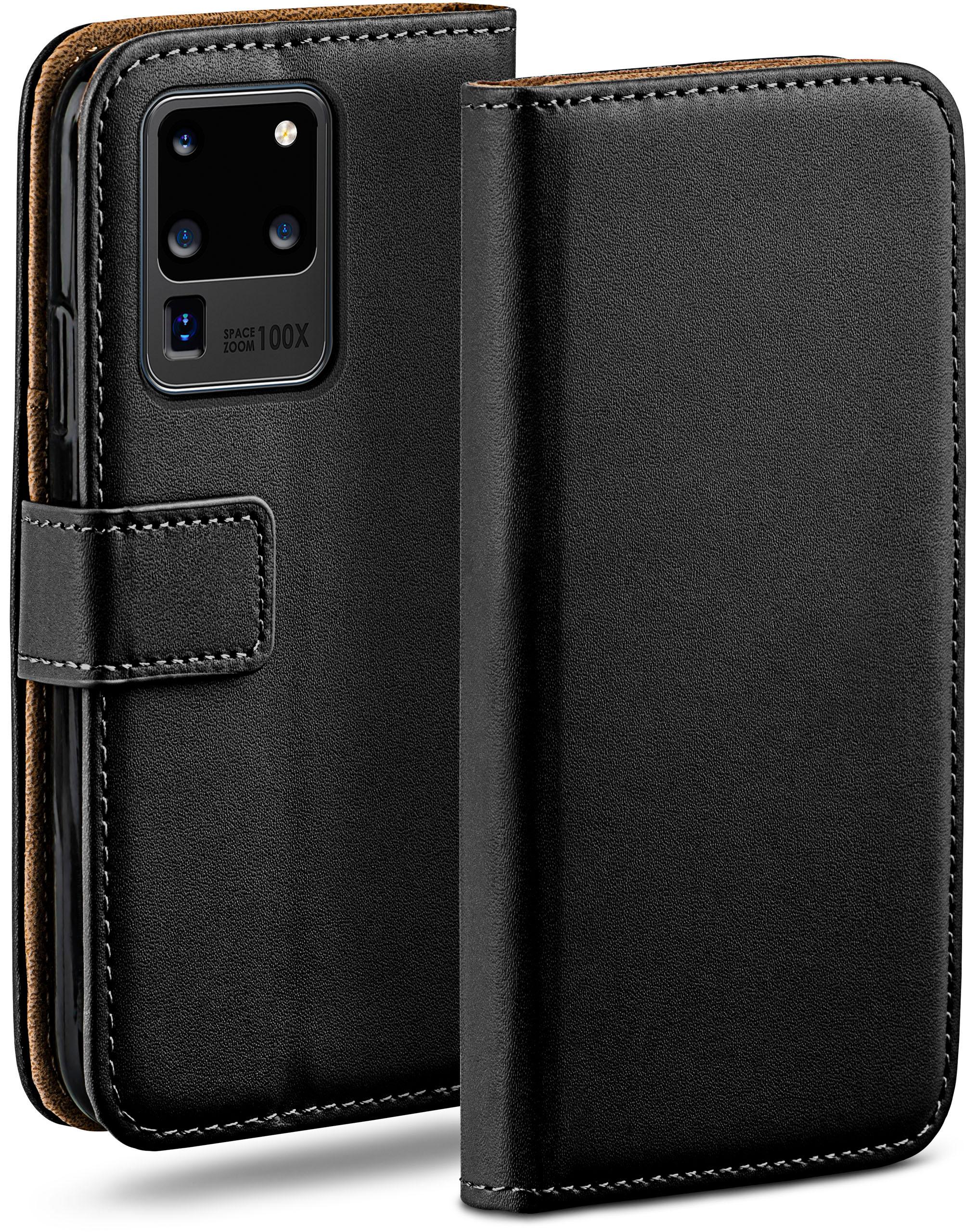 Bookcover, Ultra Deep-Black S20 Case, 5G, Book Galaxy / MOEX Samsung,