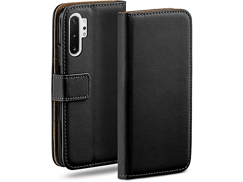 MOEX Book Plus Samsung, (4G/5G), Deep-Black Note10 Case, Bookcover