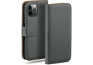 MOEX Book Case, Bookcover, Apple, iPhone 12 Pro Max, Anthracite-Gray
