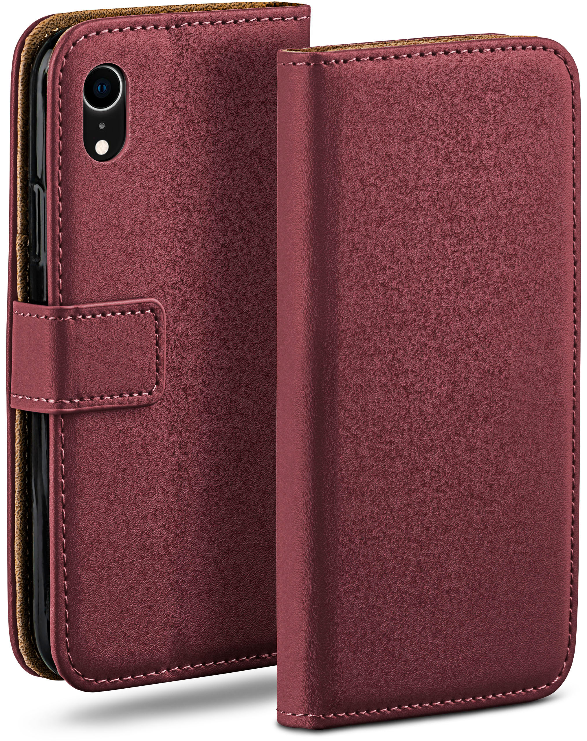 MOEX Book Maroon-Red Apple, Case, Bookcover, XR, iPhone